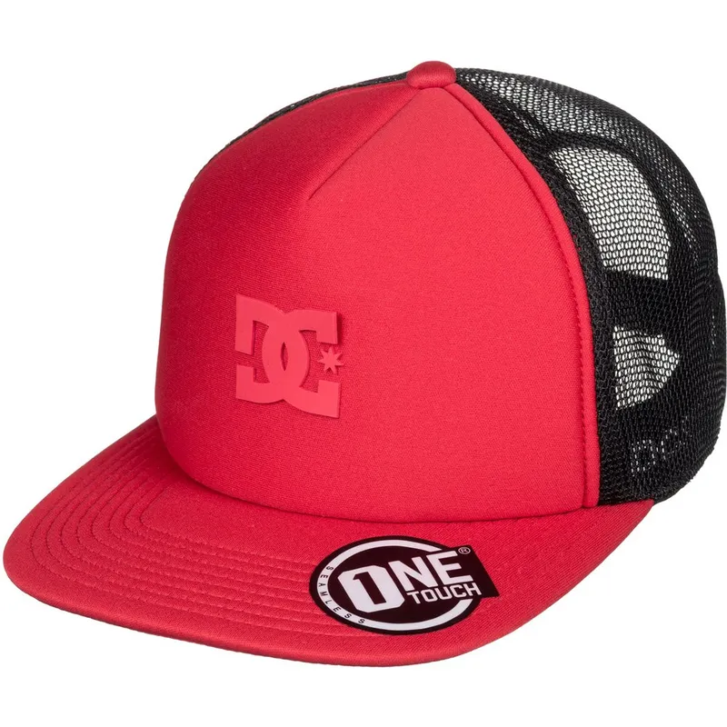 siltovka-zaoblena-cervena-snapback-greet-up-dc-shoes