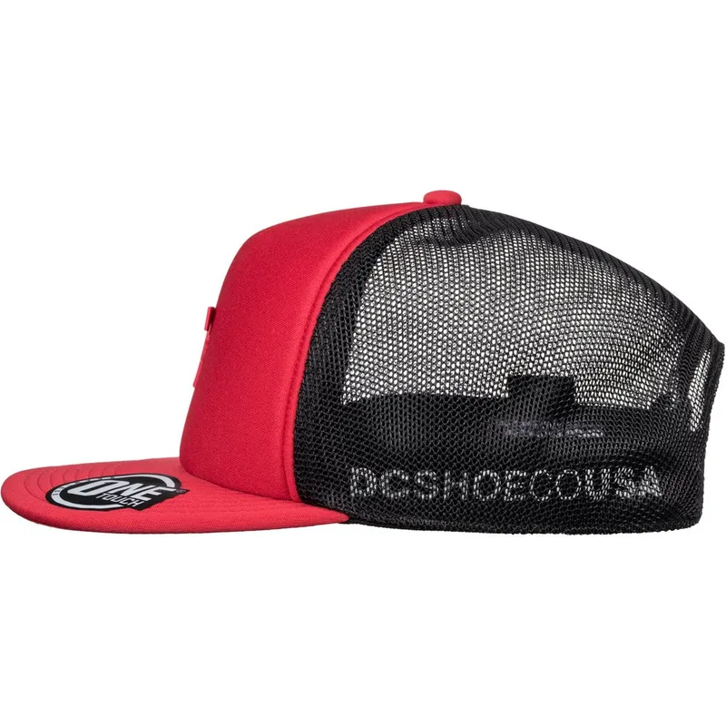 siltovka-zaoblena-cervena-snapback-greet-up-dc-shoes