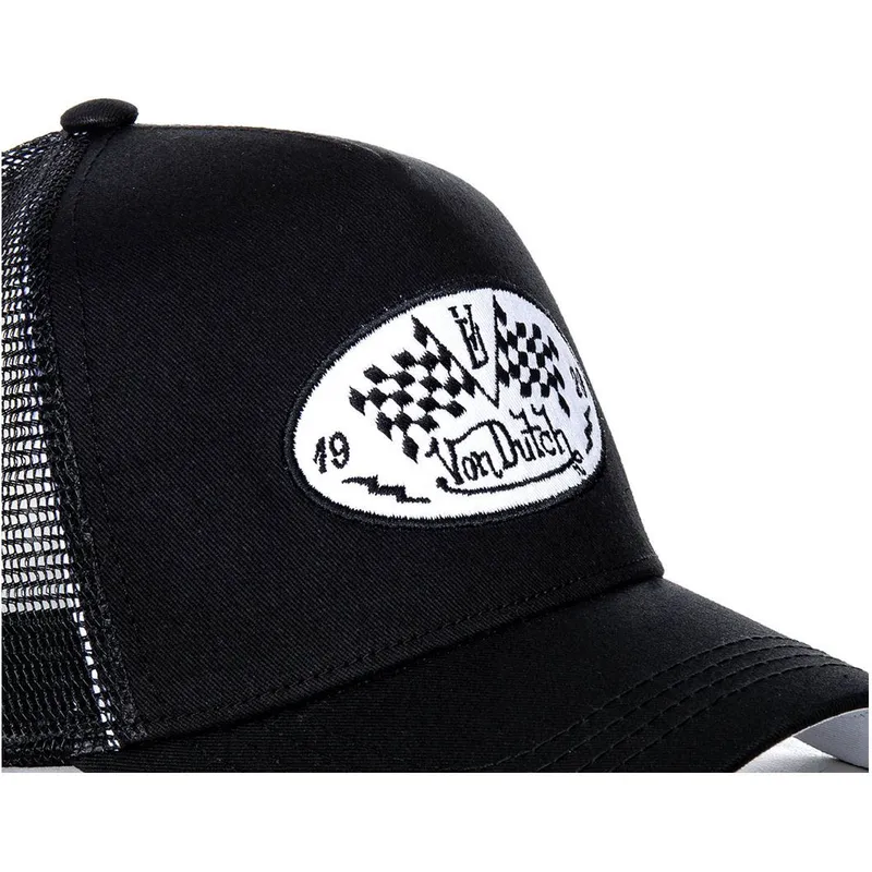 siltovka-zaoblena-cierna-snapback-dam-bla-von-dutch