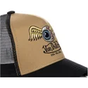 siltovka-zaoblena-hneda-snapback-mou-von-dutch