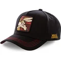 siltovka-zaoblena-cierna-snapback-coy3-kojot-looney-tunes-capslab