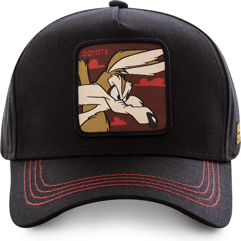 siltovka-zaoblena-cierna-snapback-coy3-kojot-looney-tunes-capslab