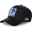 capslab-curved-brim-road-runner-roa3-looney-tunes-black-snapback-cap