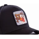 capslab-curved-brim-tasmanian-devil-taz6-looney-tunes-black-snapback-cap