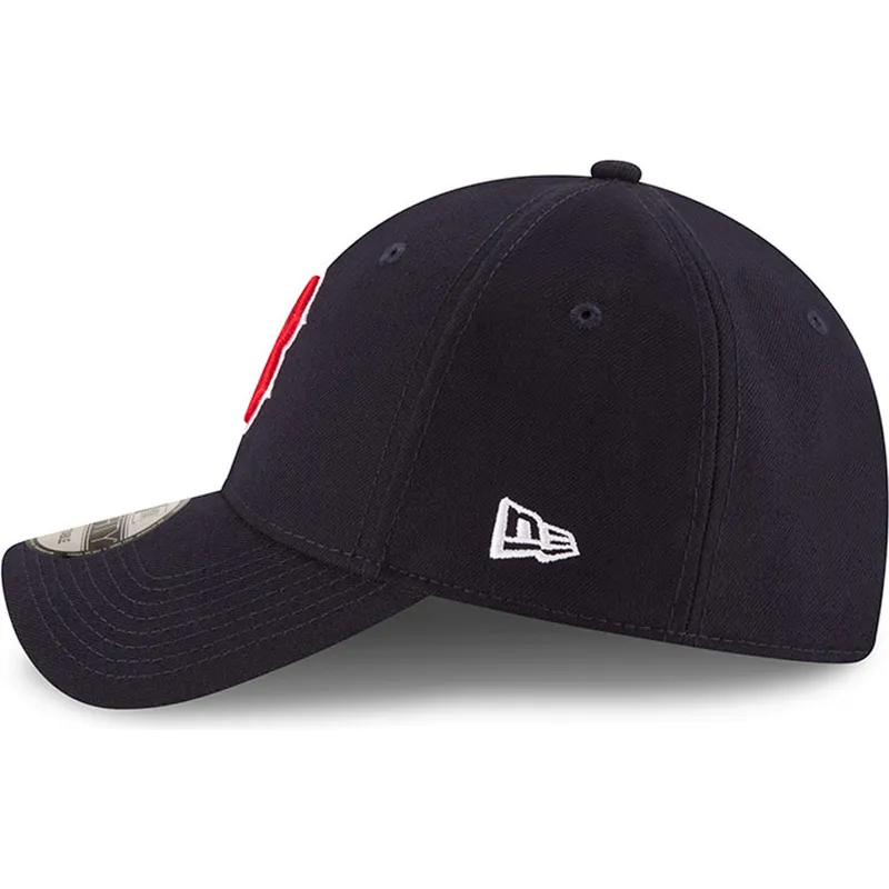 marineblaue-verstellbare-curved-cap-9forty-the-league-der-boston-red-sox-mlb-von-new-era