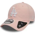 siltovka-zaoblena-ruzova-nastavitelny-9twenty-dryera-packable-los-angeles-dodgers-mlb-new-era
