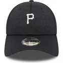 new-era-curved-brim-9forty-shadow-tech-pittsburgh-pirates-mlb-black-adjustable-cap