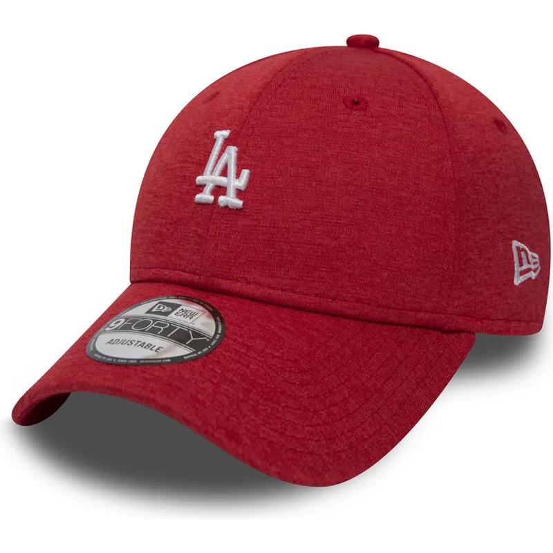 siltovka-zaoblena-cervena-nastavitelny-9forty-shadow-tech-los-angeles-dodgers-mlb-new-era
