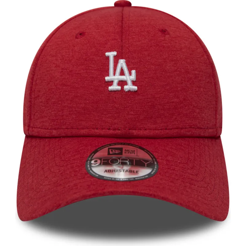 siltovka-zaoblena-cervena-nastavitelny-9forty-shadow-tech-los-angeles-dodgers-mlb-new-era