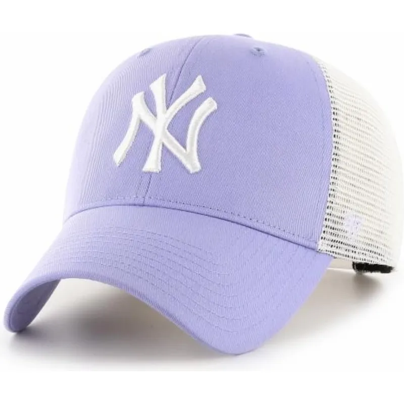 siltovka-zaoblena-fialova-snapback-lavanda-mvp-flagship-new-york-yankees-mlb-47-brand