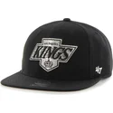 siltovka-rovna-cierna-snapback-captain-no-shot-los-angeles-kings-nhl-47-brand