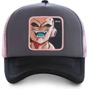 siltovka-zaoblena-siva-snapback-rosa-buu3m-kid-buu-dragon-ball-capslab