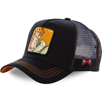 siltovka-zaoblena-cierna-snapback-androide-c16b-c-16-dragon-ball-capslab