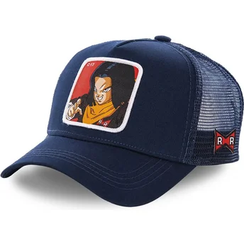 capslab-dragon-ball-androide-c-17-c17a-marineblaue-trucker-kappe