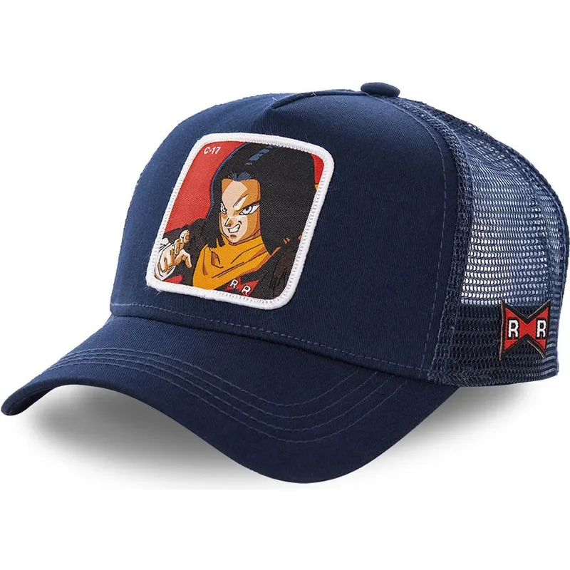 siltovka-zaoblena-tmavomodra-snapback-androide-c17a-c-17-dragon-ball-capslab