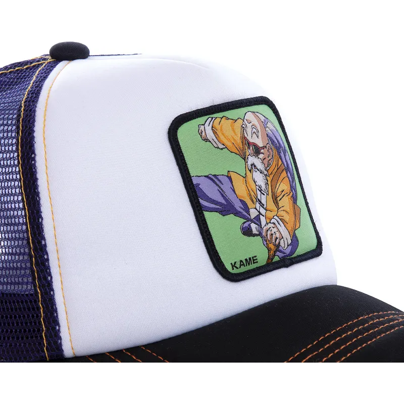 siltovka-zaoblena-biely-snapback-kam6m-majster-roshi-dragon-ball-capslab
