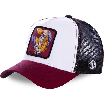 siltovka-zaoblena-biely-snapback-kam7-majster-roshi-dragon-ball-capslab