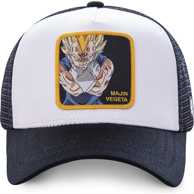 siltovka-zaoblena-biely-snapback-majin-mv4-vegeta-dragon-ball-capslab