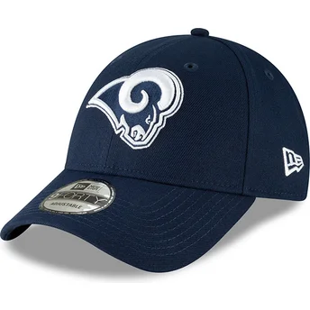 verstellbare-blaue-9forty-the-league-kappe-der-los-angeles-rams-nfl-von-new-era