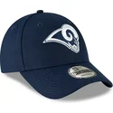 verstellbare-blaue-9forty-the-league-kappe-der-los-angeles-rams-nfl-von-new-era