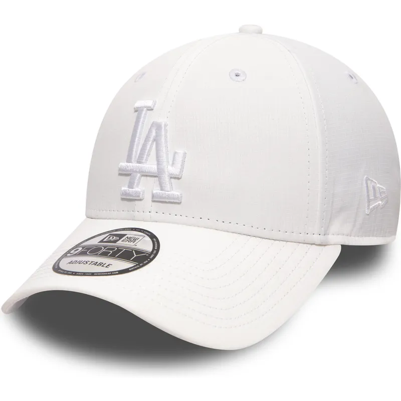 siltovka-zaoblena-biely-nastavitelny-9forty-nano-ripstop-los-angeles-dodgers-mlb-new-era