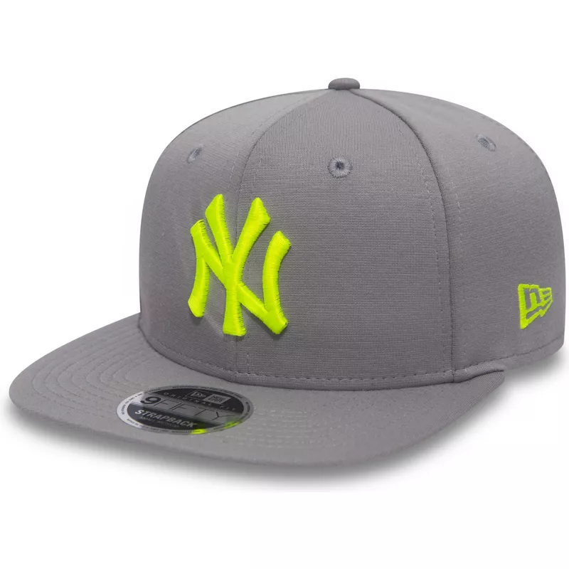 new-era-flat-brim-grunes-logo-9fifty-jersey-pop-new-york-yankees-mlb-snapback-cap-grau