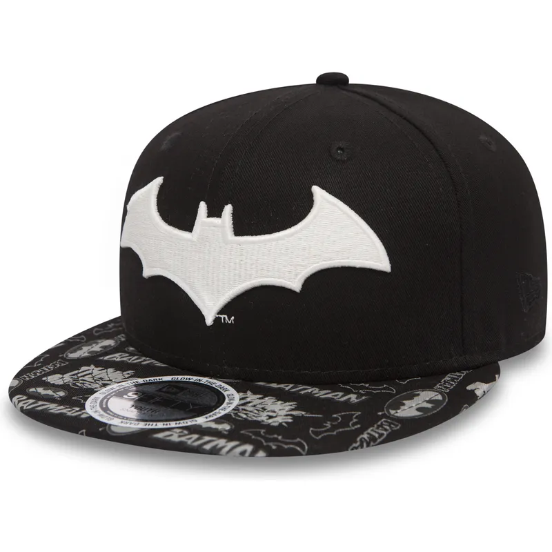 schwarze-snapback-kinderkappe-9fifty-gitd-batman-warner-bros-von-new-era