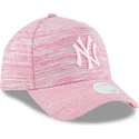 siltovka-zaoblena-ruzova-snapback-ajustable-9forty-a-frame-engineered-fit-new-york-yankees-mlb-new-era