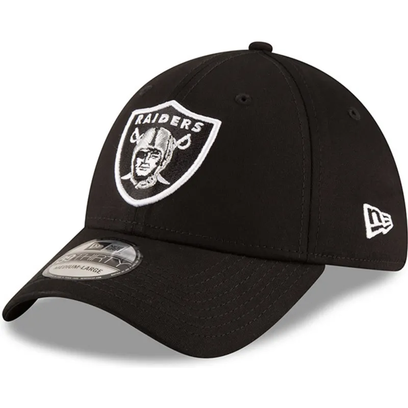 siltovka-zaoblena-cierna-upravena-39thirty-base-las-vegas-raiders-nfl-new-era