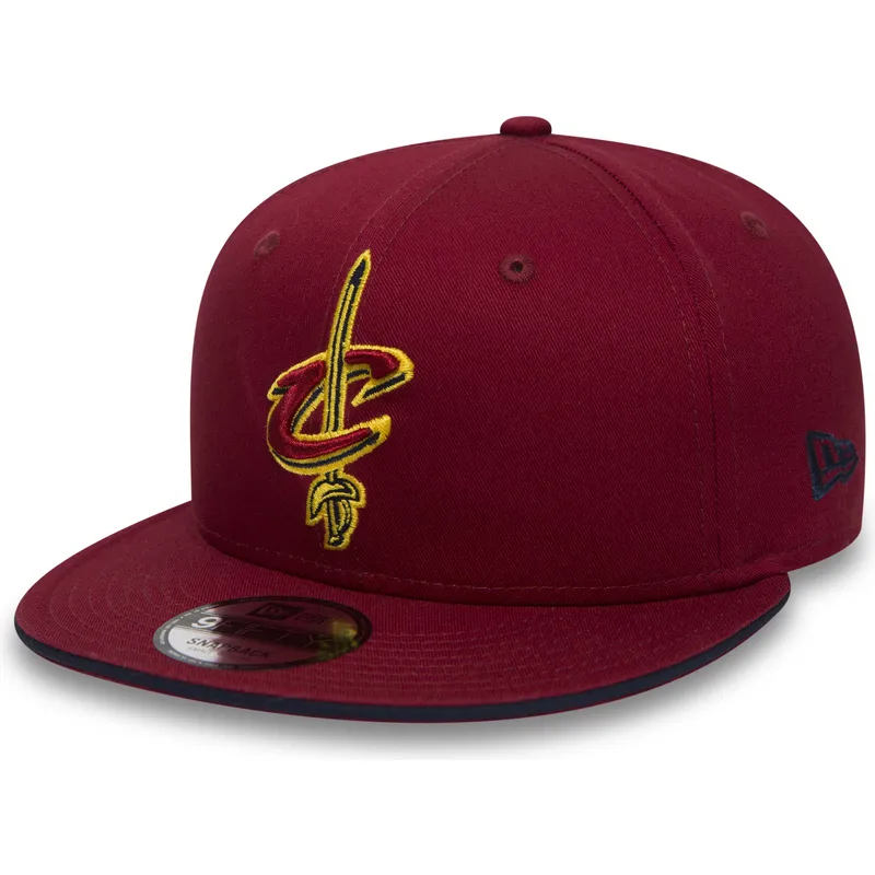 siltovka-rovna-cervena-snapback-9fifty-team-cleveland-cavaliers-nba-new-era