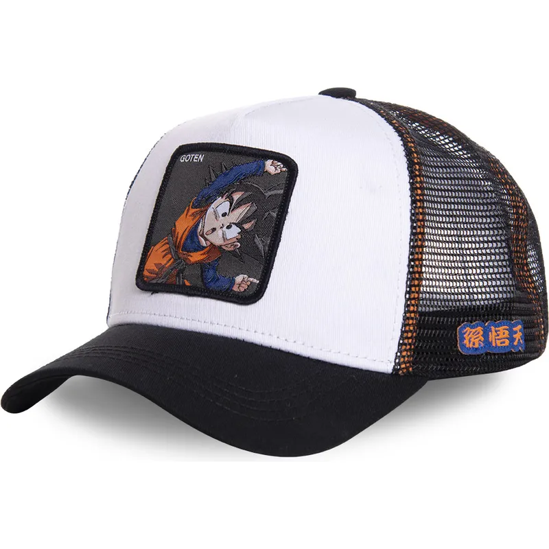 siltovka-zaoblena-biely-snapback-fusion-gtn3-goten-dragon-ball-capslab