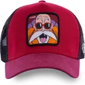siltovka-zaoblena-cervena-snapback-kam5-majster-roshi-dragon-ball-capslab