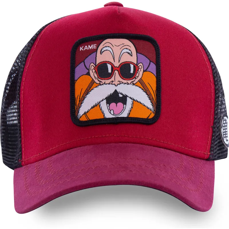 siltovka-zaoblena-cervena-snapback-kam5-majster-roshi-dragon-ball-capslab