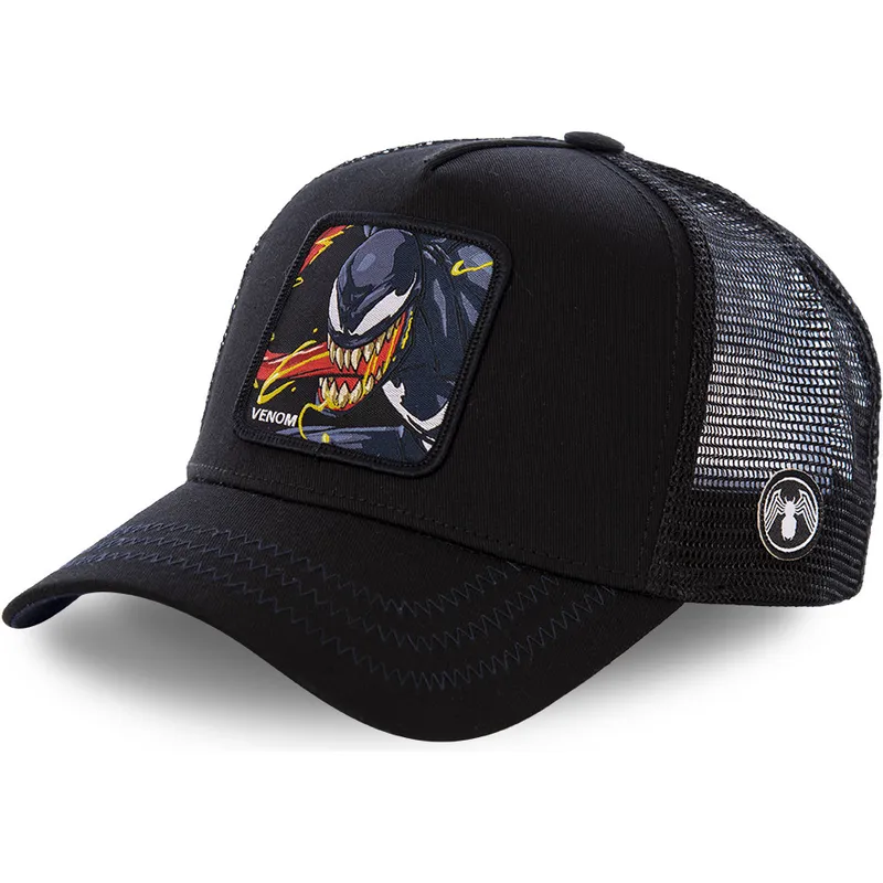 siltovka-zaoblena-cierna-snapback-ven2-venom-marvel-comics-capslab