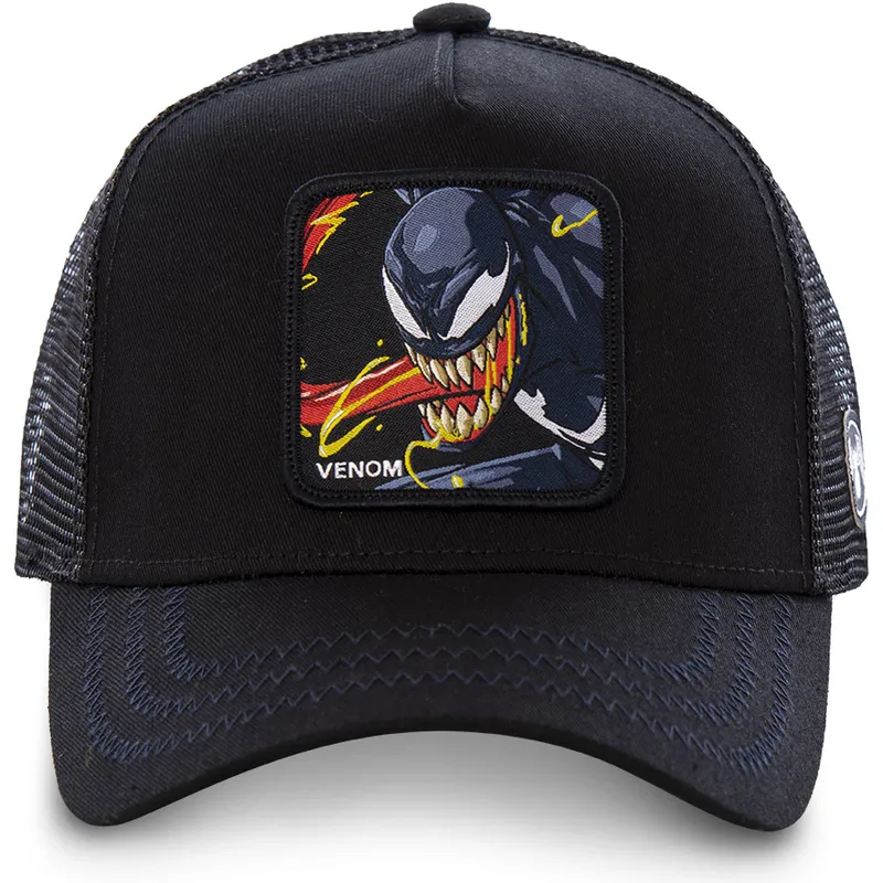 siltovka-zaoblena-cierna-snapback-ven2-venom-marvel-comics-capslab