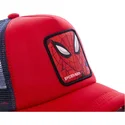 siltovka-zaoblena-cervena-snapback-spi4m-spider-man-marvel-comics-capslab