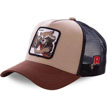siltovka-zaoblena-hneda-snapback-roc1-rocket-raccoon-marvel-comics-capslab