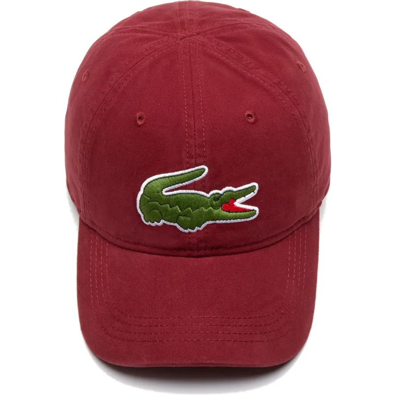 siltovka-zaoblena-cervena-nastavitelny-big-croc-gabardine-lacoste siltovka-zaoblena-cervena-nastavitelny-big-croc-gabardine-lacoste