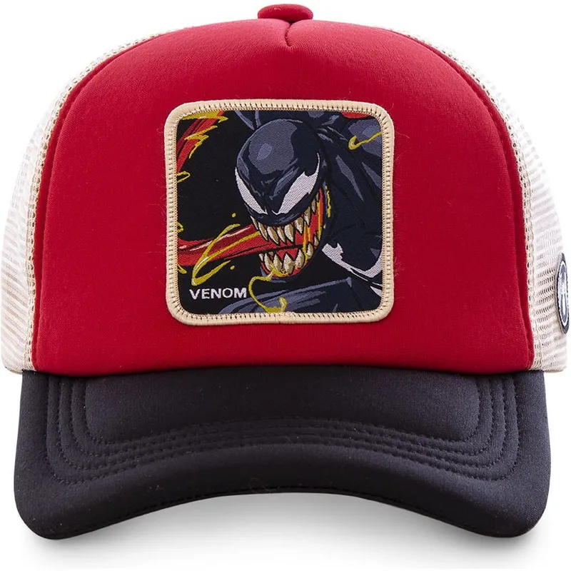 siltovka-zaoblena-cervena-snapback-ven4m-venom-marvel-comics-capslab