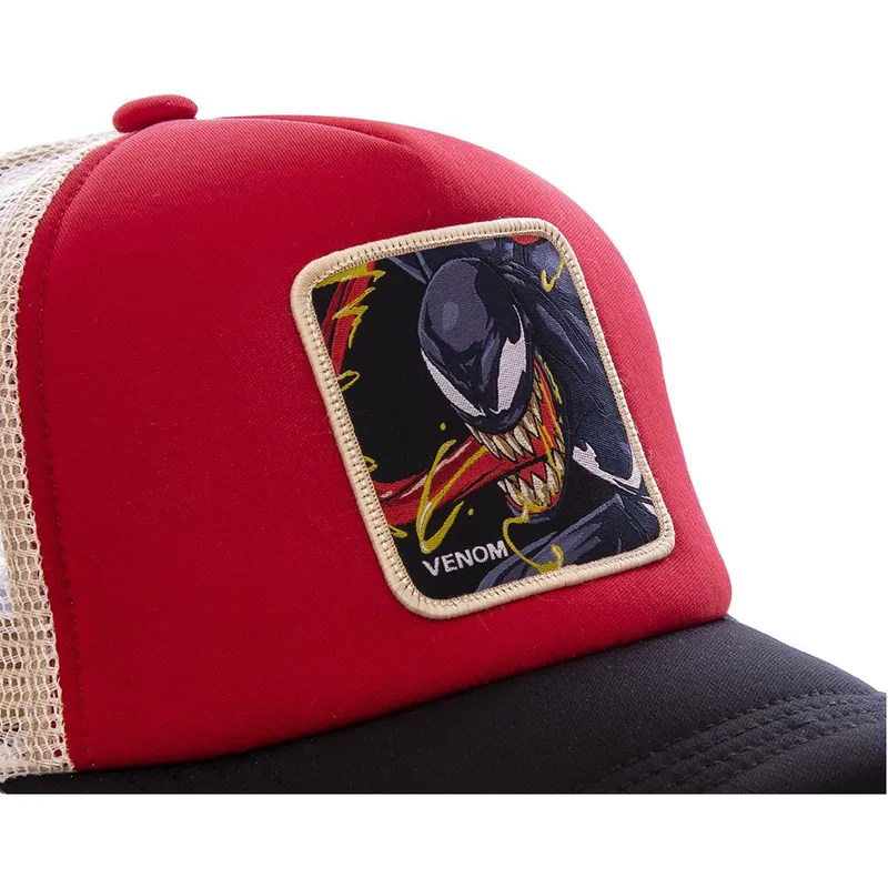 siltovka-zaoblena-cervena-snapback-ven4m-venom-marvel-comics-capslab