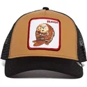 siltovka-zaoblena-hneda-snapback-two-beavers-the-farm-goorin-bros