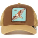 siltovka-zaoblena-hneda-snapback-high-the-farm-goorin-bros