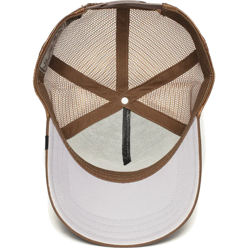 siltovka-zaoblena-hneda-snapback-silver-the-farm-goorin-bros