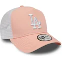 siltovka-zaoblena-ruzova-snapback-league-essential-a-frame-los-angeles-dodgers-mlb-new-era