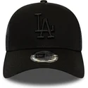 siltovka-zaoblena-cierna-snapback-league-essential-a-frame-los-angeles-dodgers-mlb-new-era