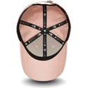 new-era-curved-brim-9forty-league-essential-los-angeles-dodgers-mlb-pink-adjustable-cap