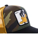 trucker-cap-camouflage-gelb-und-schwarz-duffy-duck-daf4-looney-tunes-von-capslab
