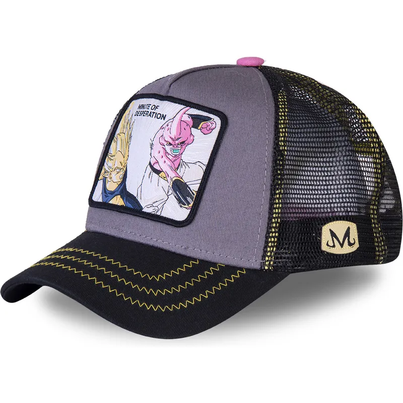 siltovka-zaoblena-siva-snapback-minute-of-desperation-des1-vegeta-vs-kid-buu-dragon-ball-capslab