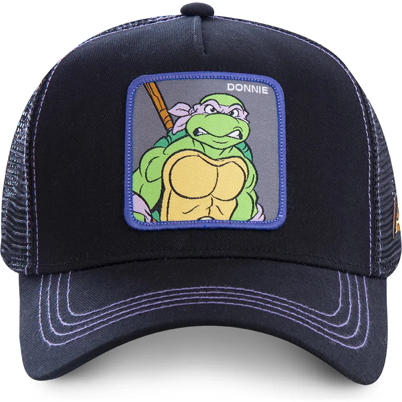 siltovka-zaoblena-cierna-snapback-don-donatello-ninja-korytnacky-capslab