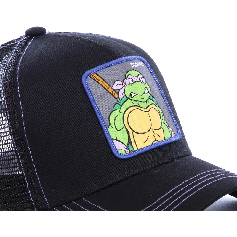 siltovka-zaoblena-cierna-snapback-don-donatello-ninja-korytnacky-capslab